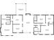 Detailed floor plan showcasing the layout of the home with bedrooms, bathrooms and living spaces at 3075 Nuthatch Nw Ct, Kennesaw, GA 30144