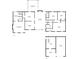 Detailed floor plan showcasing the layout of the home with bedrooms, bathrooms and living spaces at 3075 Nuthatch Nw Ct, Kennesaw, GA 30144