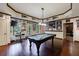 Spacious game room with pool table, bar area, and sports-themed decor at 510 Belada Blvd, Atlanta, GA 30342