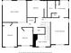 Detailed floor plan showcasing the layout of bedrooms, bathrooms, laundry, and open spaces of the property at 1520 Windsong Park Dr, Dacula, GA 30019