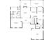 Detailed floor plan showcases the layout of the first floor, including living spaces, kitchen, and primary bedroom at 2140 Azalea Dr, Roswell, GA 30075