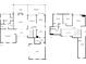 Detailed floor plans showcases the layout of both floors, including living spaces, bedrooms, and kitchen at 2140 Azalea Dr, Roswell, GA 30075