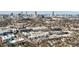 Aerial view of 726 Edgewood Ave with an Atlanta skyline in the background at 726 Edgewood Ne Ave, Atlanta, GA 30307