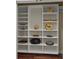 Organized closet with custom shelving and ample storage space at 803 Brookhavenrun Cir, Duluth, GA 30097