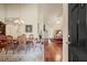 Elegant dining room with hardwood floors, chandelier, and plenty of natural light at 803 Brookhavenrun Cir, Duluth, GA 30097
