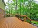 Large back deck overlooking a lush green backyard at 1257 Independence Way, Marietta, GA 30062