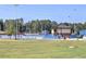 Well-maintained baseball field with clear signage, a dugout, and ample space, perfect for sporting events at 1257 Independence Way, Marietta, GA 30062