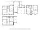 Detailed floor plan showcasing the layout of a multi-story house, including living spaces, bedrooms, and garage at 1257 Independence Way, Marietta, GA 30062