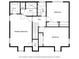 Upstairs floor plan features bedrooms, bathrooms, and walk in closets at 1257 Independence Way, Marietta, GA 30062