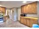 Spacious kitchen with ample cabinet space, stainless steel appliances, and tile flooring at 1257 Independence Way, Marietta, GA 30062