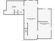 Basement floor plan displaying finished and unfinished spaces, with storage and stairs at 1405 Arden Trace Ln, Lawrenceville, GA 30043
