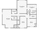 Second-floor floor plan featuring primary bedroom, bathroom, secondary bedrooms, and bonus room at 1405 Arden Trace Ln, Lawrenceville, GA 30043