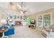 Comfortable living room with fireplace and natural light at 1405 Arden Trace Ln, Lawrenceville, GA 30043