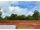 A new home construction site shows the initial foundation work on a sunny day at 500 Charleston Pl, Villa Rica, GA 30180