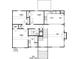 Layout of the second floor includes bedrooms, bathrooms, kitchen, dining, and living room at 500 Charleston Pl, Villa Rica, GA 30180