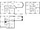 Detailed floor plan showcasing the layout of the home including living spaces, bedrooms, and bathroom at 650 Hunterhill Ct, Roswell, GA 30075