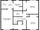 A detailed floor plan showcasing the third-floor layout, including the primary bedroom and additional bedrooms at 650 Hunterhill Ct, Roswell, GA 30075