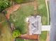 Aerial view of fenced backyard perfect for entertaining at 1923 Hamby Place Nw Dr, Acworth, GA 30102