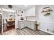Eat-in kitchen with updated cabinets, granite countertops, and stainless steel appliances at 1965 Stilesboro Nw Dr, Kennesaw, GA 30152