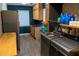 Functional laundry room with washer, dryer, and ample storage space on countertops and cabinets at 4076 Airline, Mcdonough, GA 30252