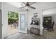 Inviting entryway with a coffee bar and a view of the outdoor patio seating area and dining room at 4468 Whitt Station Nw Run, Acworth, GA 30101