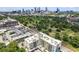 Scenic aerial view showing the city skyline and community gardens at 563 Memorial Dr # 211, Atlanta, GA 30312