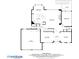 First floor plan showing the kitchen, dining room, Gathering room, living room, and garage at 3341 Cranmore Chase, Marietta, GA 30066