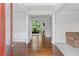 Inviting foyer with hardwood floors leading to a bright living space and ample natural light at 3341 Cranmore Chase, Marietta, GA 30066