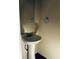 A pedestal sink in a bathroom with neutral walls and dark floors at 107 Highwood Ln, Atlanta, GA 30344