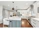 Modern kitchen featuring a large island, stainless steel appliances, and ample storage at 3851 Glenhurst Se Dr, Smyrna, GA 30080