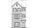 Detailed elevation showcasing the home's architecture and design at 1932 Appian Aly, Kennesaw, GA 30144