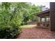 Lush backyard featuring a charming screened porch and natural wooded privacy at 238 Ivy Glen Cir, Avondale Estates, GA 30002