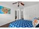 Bedroom featuring wood floors, a ceiling fan, and natural light at 238 Ivy Glen Cir, Avondale Estates, GA 30002