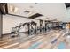 Bright gym with a variety of weight machines and equipment at 400 W Peachtree Nw St # 2614, Atlanta, GA 30308