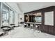 Bright lounge area with modern furniture and natural light at 400 W Peachtree Nw St # 2614, Atlanta, GA 30308