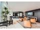 Relaxing community lounge area with fireplace, TV, and comfortable seating at 400 W Peachtree Nw St # 2614, Atlanta, GA 30308