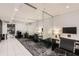 Modern office space with individual workstations, glass partitions, and ample lighting for a productive and professional environment at 400 W Peachtree Nw St # 2614, Atlanta, GA 30308
