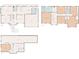 The floor plans for floors 1-3 providing a view of the house layout and room measurements at 4295 Parish Trce, Marietta, GA 30066