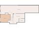 Basement floor plan featuring a large basement, bedroom, sitting room, and storage space at 4295 Parish Trce, Marietta, GA 30066