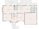 Detailed floor plan highlighting the layout of the main level of the home at 4295 Parish Trce, Marietta, GA 30066