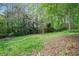Spacious backyard with lush greenery and mature trees, perfect for outdoor activities and relaxation at 3140 Willow Park Dr, Dacula, GA 30019