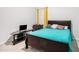 Bedroom featuring neutral carpet, side tables and bright natural light at 328 Orchid Dr, Mcdonough, GA 30252