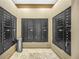 Secure mailroom with individual mailboxes, providing convenient mail access for residents at 1100 Howell Mill Nw Rd # 505, Atlanta, GA 30318