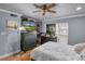 Comfortable bedroom with hardwood floors, ceiling fan, and lots of storage at 3162 Citrus Ct, Decatur, GA 30034