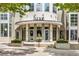 Building entrance with modern design and architectural features at 222 12Th Ne St # 1508, Atlanta, GA 30309
