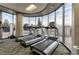 The fitness center features treadmills with picturesque views, offering an inspiring workout experience at 222 12Th Ne St # 1508, Atlanta, GA 30309