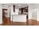 Modern kitchen featuring stainless steel appliances and eat-in island at 222 12Th Ne St # 1508, Atlanta, GA 30309