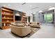 Lobby area with comfortable seating, a large TV, and outside view at 3300 Windy Ridge Se Pkwy # 1212, Atlanta, GA 30339