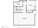 Floorplan of the home showing the Gathering room, bathroom, bedroom and closets at 676 Juneberry Se Ln, Atlanta, GA 30316