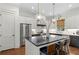 Stylish kitchen with a large center island and stainless steel appliances at 676 Juneberry Se Ln, Atlanta, GA 30316